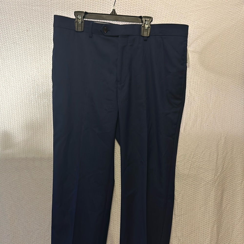 Slim fit, Ralph Lauren men’s slacks, navy blue